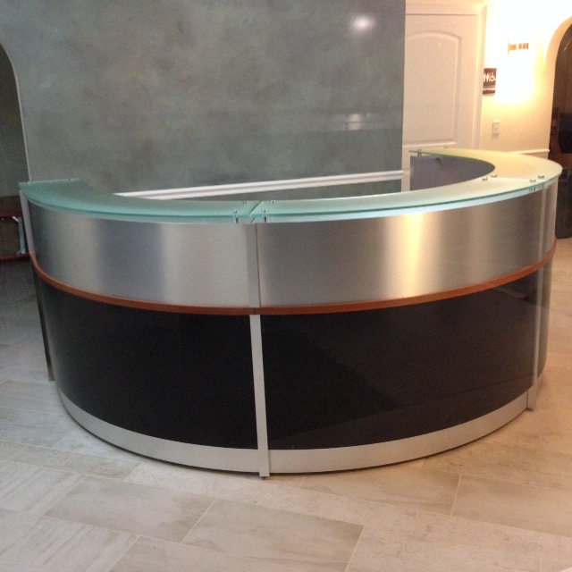 Saint Augustine Modern Reception Desk - Compliance Matters