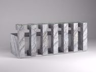 Arizona Contemporary Reception Desk - grey