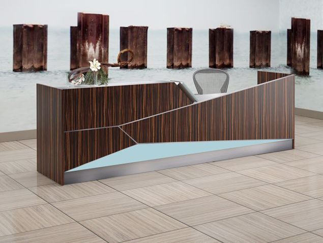 Manhassett Modern Reception Station Room Scene