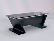 Sydney Modern Executive Desk in black gloss